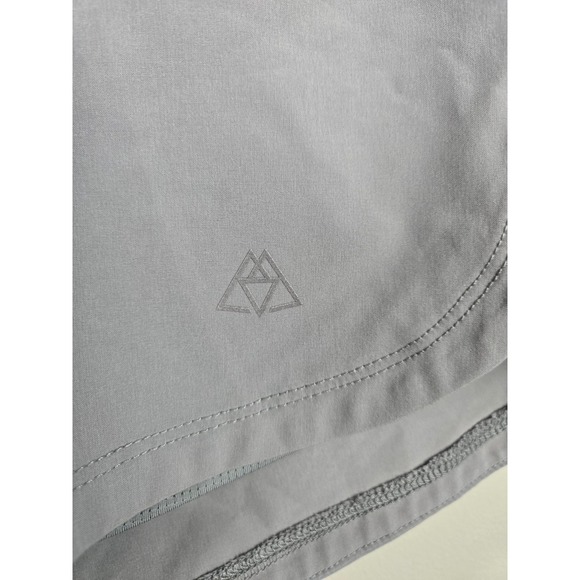 Haimont Womens Running Shorts Gray Liner Zipper Pocket Athletic Size Large - Picture 2 of 11